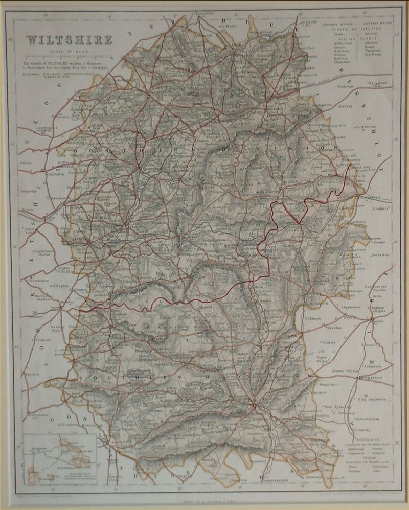 Map of Wiltshire - Becker & Co